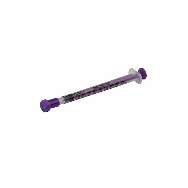 CA/500 MONOJECT ORAL SYRINGE PURPLE, 3ML, NON-STERILE