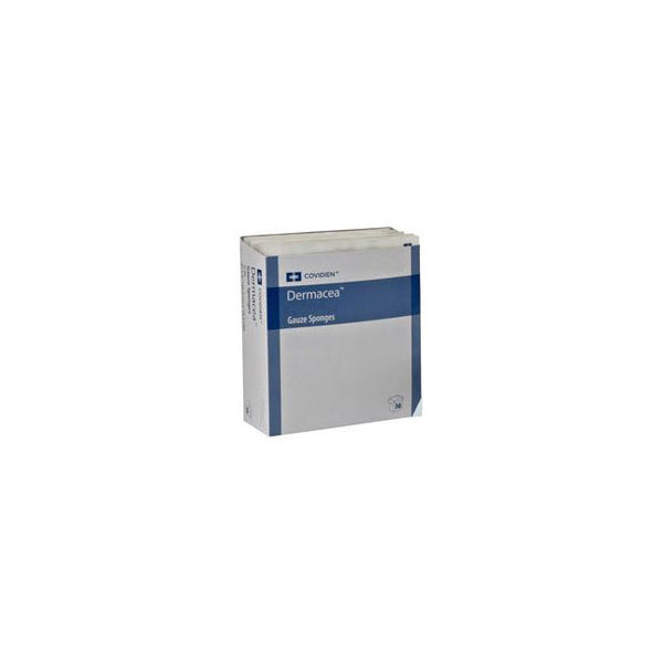 BX/50 DERMACEA GAUZE SPONGE. 4 X 4", 8 PLY, STERILE