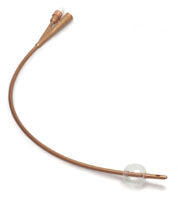 BX/10 DOVER 2 WAY SILVER COATED FOLEY CATHETER, 18FR, 16IN L, 5CC