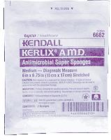 BX/20 (PK/2'S) KERLIX AMD SUPER SPONGE PRIMARY DRESSING 6 3/4" X 6" 0.2% PHMB STERILE USE WET OR DRY