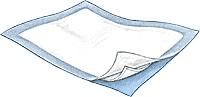 CS/300 SIMPLICITY FLUFF UNDERPAD LIGHT ABSORBENCY 17" X 24" LIGHT. BLUE (BULK) Heavy Item