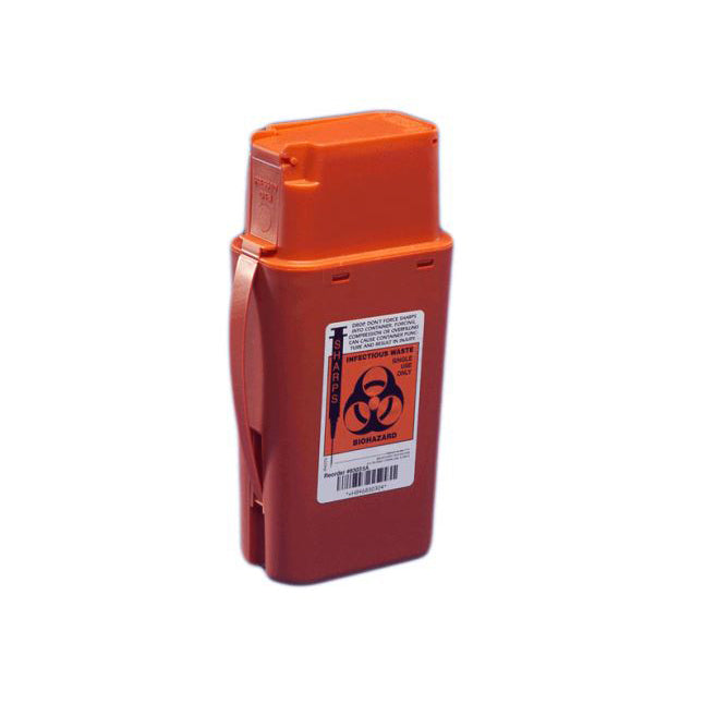 EA/1 SHARPS CONTAINER,TRANSPORTABLE 1QT,RED