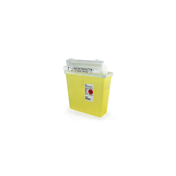 EA/1 IN -ROOM SHARPSAFETY SHARPS CONTAINER -YELLOW 5QT