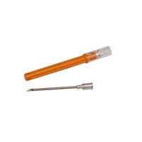 BX/100 MONOJECT HYPODERMIC NEEDLE WITH ALUMINUM LUER LOCK HUB, 25G X 2" (REGULAR BEVEL)