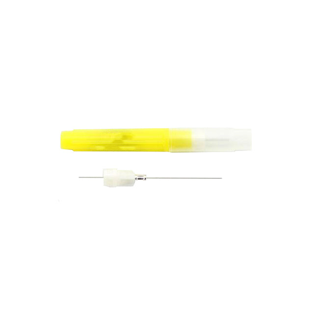 BX/100 MONOJECT DENTAL NEEDLE 400 PLASTIC HUB 27G X 1 1/4" YELLOW POLYPROPYLENE STERILE LATEX-FREE