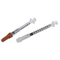 BX/100 MONOJECT TUBERCULIN SAFETY SYRINGE, 1ML, 25G X 5/8IN