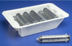 TRAY/25 MONOJECT SYRINGE PHARMACY TRAY, 3CC, LUER-LOK