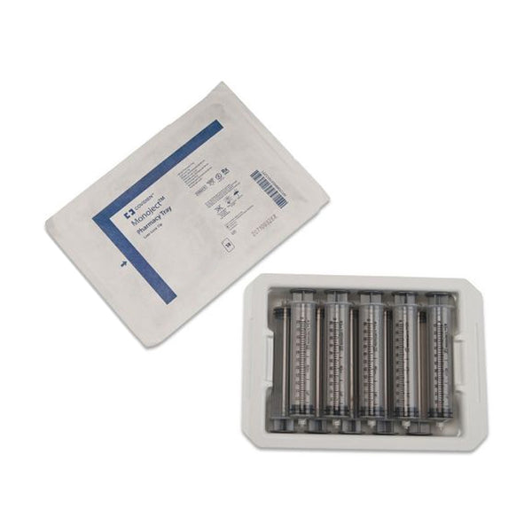 BX/25 LUER LOCK SYRINGE, 20ML, PHARMACY TRAY