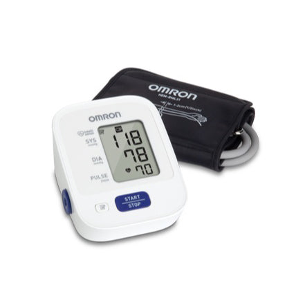 EA/1 OMRON 3 SERIES UPPER ARM BLOOD PRESSURE UNIT W/ ADULT CUFF ONE-TOUCH DIGITAL