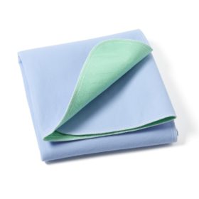 CS/24 QUICK-DRY UNDERPAD 34 X 36" POLY LAMINATED, BLUE COVER WITH GREEN FACING (FULL SKU: MDTIU8SEFB