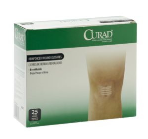 BX/25PK (PK/4) MEDISTRIPS SKIN CLOSURE STERI-STRIP 1" X 5"