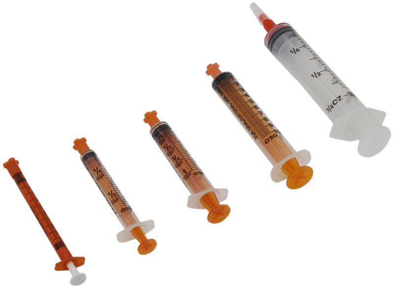 CS/100 ENTERAL SAFE FEEDING SYRINGE, ORANGE TIPPED, NON STERILE, 30CC