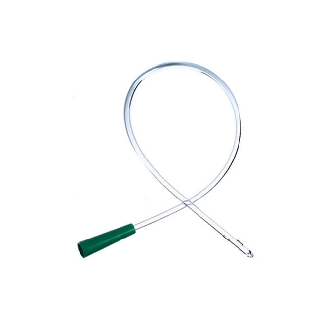 BX/100 CLEAR PLASTIC URETHRAL INTERMITTENT CATHETER 14FR 16IN W/CONNECTOR 2 EYES