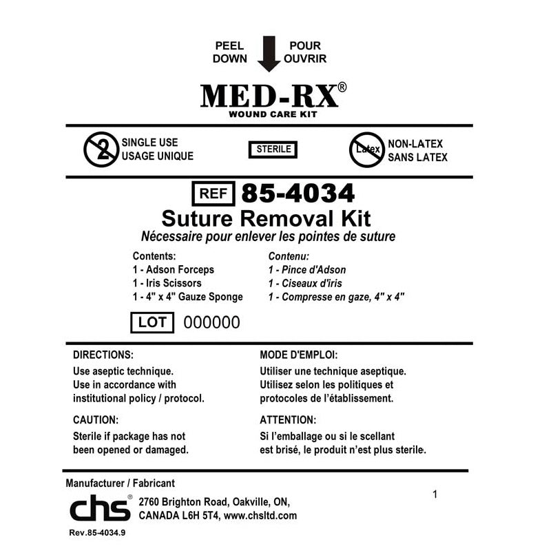 EA/1 SUTURE REMOVAL KIT