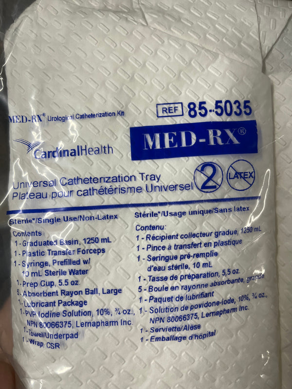 EA/1 UNIVERSAL CATHERIZATION TRAY