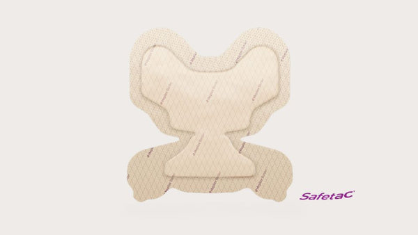 BX/10 MEPILEX WITH BORDER HEEL DRESSING, 22CM X 23CM