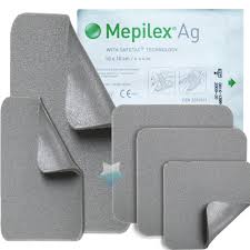 BX/5 MEPILEX AG FOAM DRESSING, SIZE 15CM X 15CM