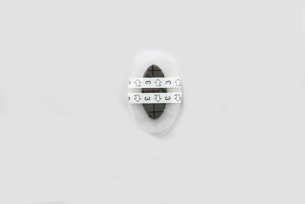 CASE OF 5 (20 PER BOX) SHAPES#3 SILVER OVAL DRESSING