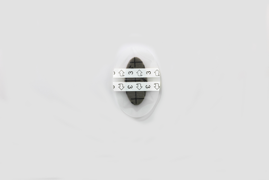 CASE OF 5 (20 PER BOX) SHAPES#3 SILVER OVAL DRESSING
