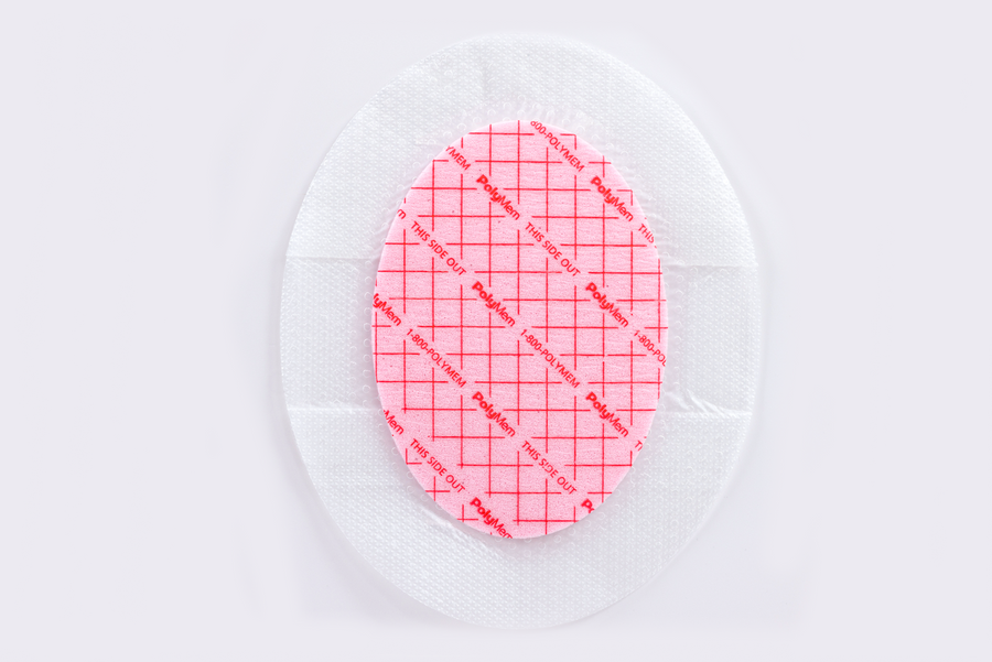 CASE OF 4 (5 PER BOX) POLYMEM #8 SILICONE BORDER DRESSING