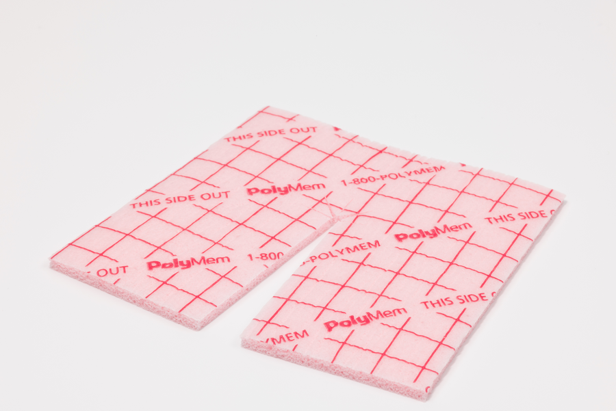 CASE OF 2 (15 PER BOX) POLYMEM 3.5” X 3.5” TUBE DRESSING