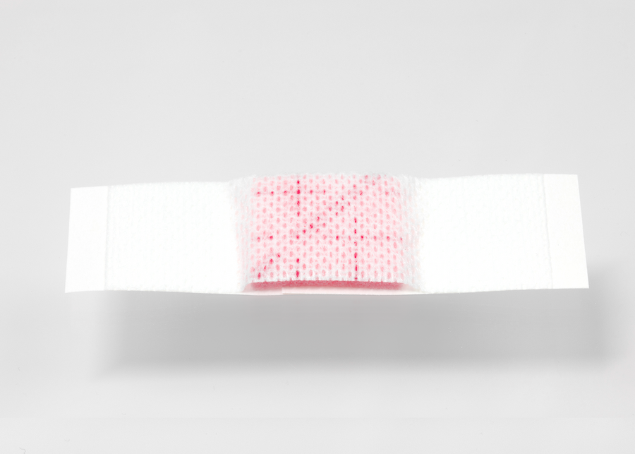 CASE OF 5 (20 PER BOX) POLYMEM 1” X 3” CLOTH STRIP DRESSING