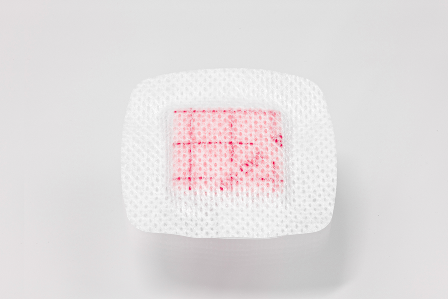 CASE OF 5 (20 PER BOX) POLYMEM 2” X 2” CLOTH DOT DRESSING