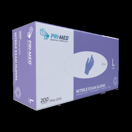 BX/200 PRIMATOUCH FIT NITRILE GLOVES, X-SMALL PURPLE ** Discontinued **