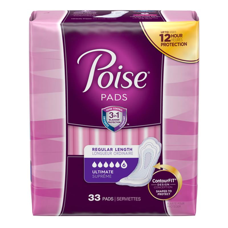 PKG/33 POISE ORIGINAL ULTIMATE REGULAR NON-WINGED PADS CONVENIENCE More info...