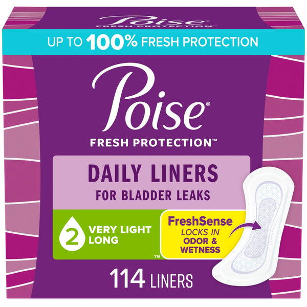 PKG/114 POISE ORIGINAL VERY LIGHT LONG LINERS CONVENIENCE More info...