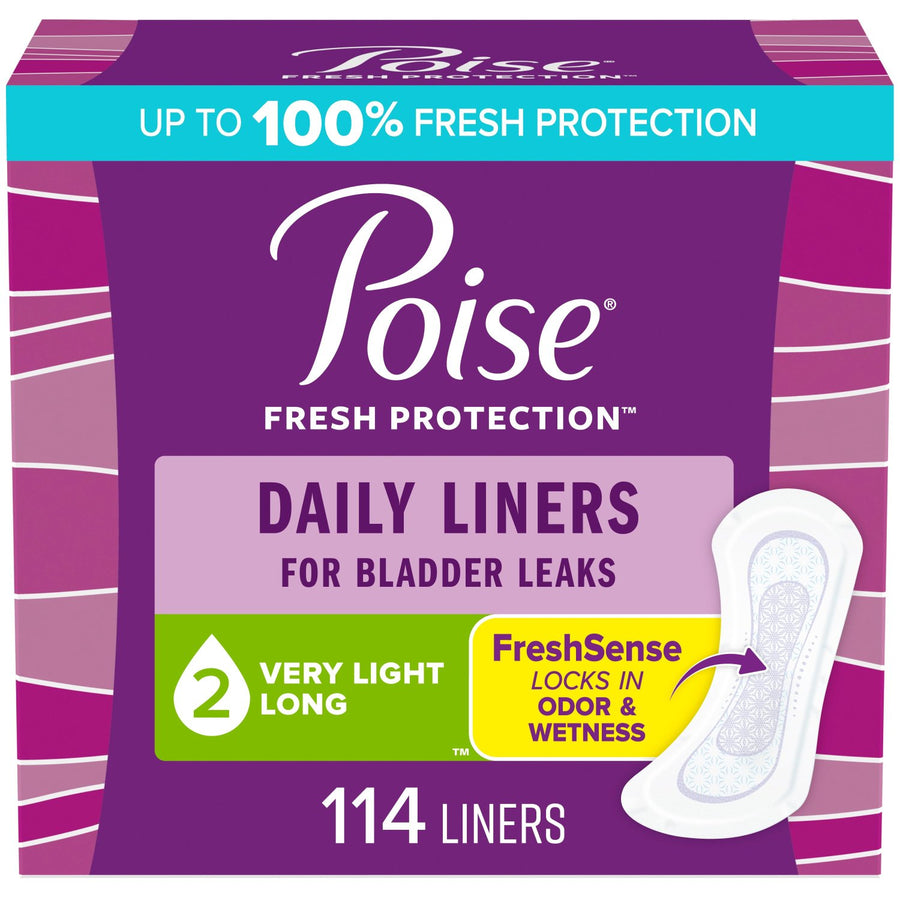 PKG/114 POISE ORIGINAL VERY LIGHT LONG LINERS CONVENIENCE More info...