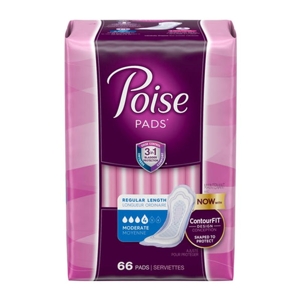 PKG/66 POISE ORIGINAL MODERATE REGULAR NON-WINGED PADS CONVENIENCE More info...