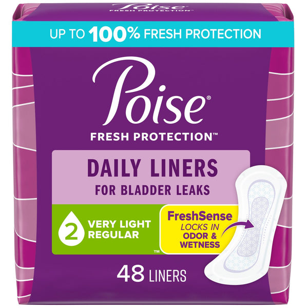 PKG/48 POISE ORIGINAL VERY LIGHT REGULAR LINERS REGULAR More info...