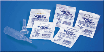 BX/100 WIDE BAND SELF-ADHERING MALE EXTERNAL CATHETER SILICONE SMALL 25MM LATEX-FREE