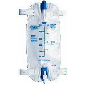 EA/1 - ANTI-REFLUX DRAINAGE BAG 19OZ. 18" EXTENTION TUBING.