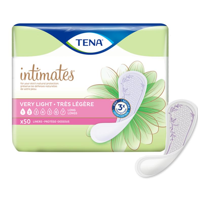 CS/4BG (BG/50) TENA INTIMATES VERY LIGHT LINER LONG More info...