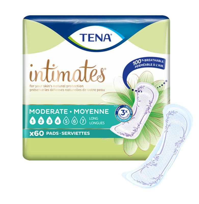 CS/3PKG (60/PKG) TENA INTIMATES PADS MODERATE ABSORBENCY LONG 12 INCH More info...