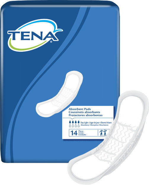 6PK/CA (14EA/PK) TENA DAY LIGHT PADS W/ ADHESIVE STRIP Heavy Item More info...