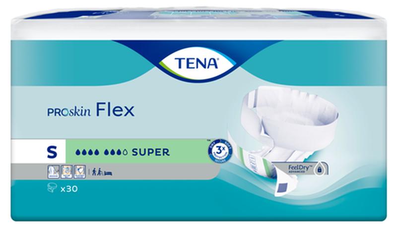 CS/3PKG (30/PKG) TENA FLEX BELTED BRIEFS, SUPER, SIZE 8, 24IN-34IN Heavy Item More info...