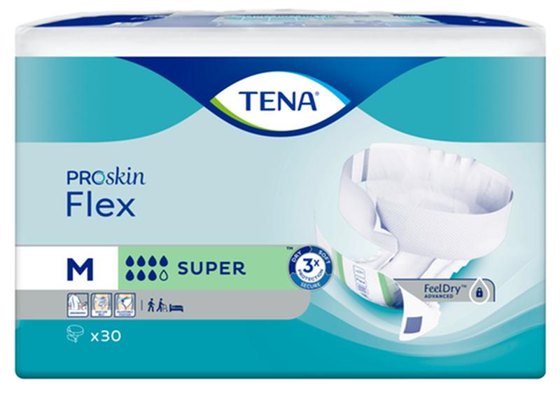 CS/3PKG (30/PKG) TENA FLEX BELTED BRIEFS, SUPER, SIZE 12, 28IN-42IN Heavy Item More info...