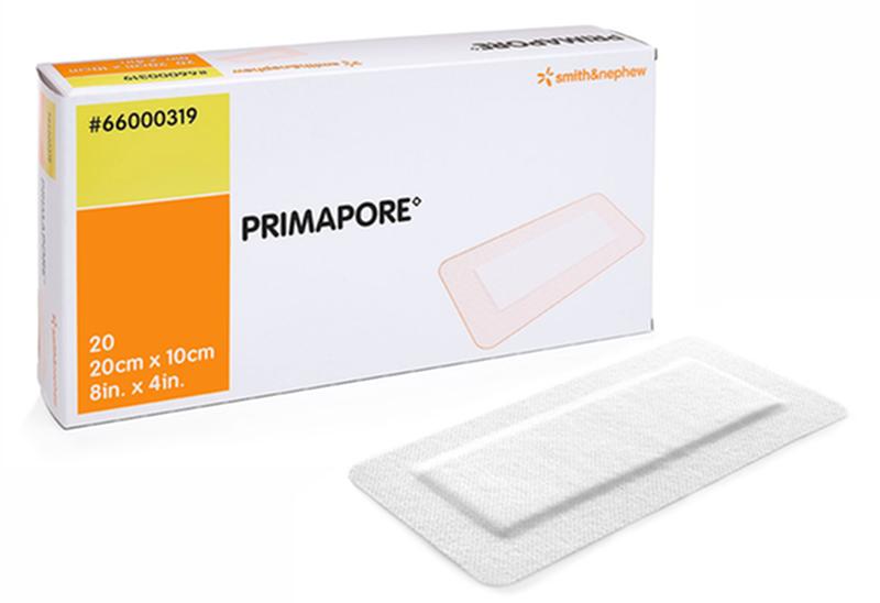 BX/20 PRIMAPORE LOW-ADHERENT POST-OP ISLAND DRESSING, SIZE 25CM X 10CM More info...