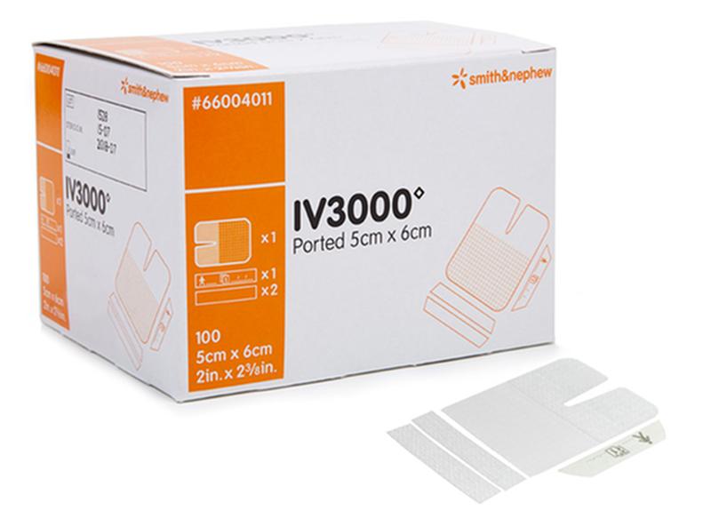 BX/50 IV3000 ONE HAND PORTED FIXATION DRESSING, SIZE 9CM X 12CM More info...