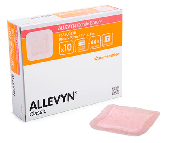 BX/10 ALLEVYN GENTLE BORDER DRESSING, SIZE 7.5CM X 7.5CM More info...