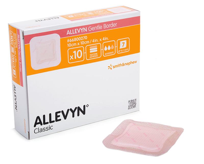 BX/10 ALLEVYN GENTLE BORDER DRESSING, SIZE 7.5CM X 7.5CM More info...
