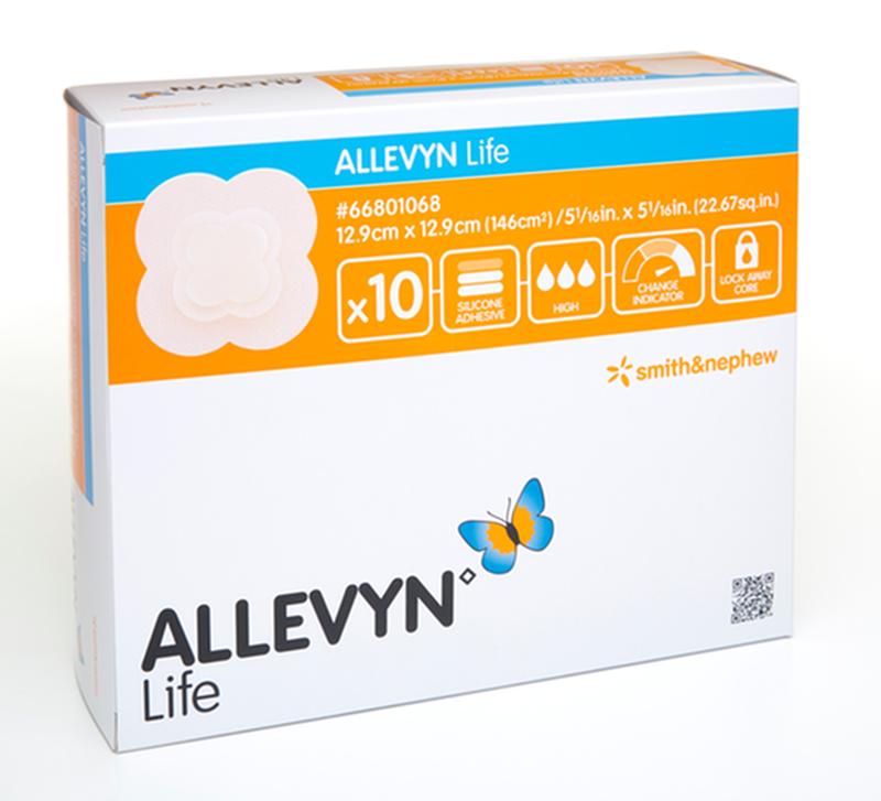BX/10 ALLEVYN LIFE ADHESIVE FOAM DRESSING, SIZE 10.3 CM X 10.3CM More info...