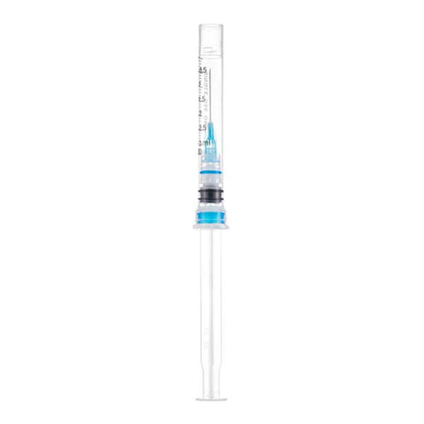BX/100 - SOL-CARE 3ML LUER LOCK SAFETY SYRINGE W/EXCH NEEDLE 23G*1 ** Discontinued ** More info...