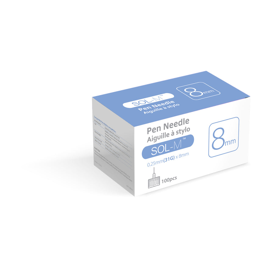 BX/100 - SOL-M PEN NEEDLE 31G(0.25MM)*5/16(8MM) ** Discontinued ** More info...