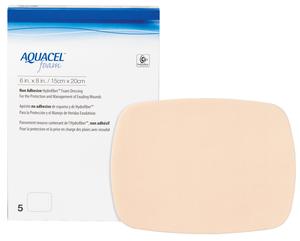 BX/5 AQUACEL NON-ADHESIVE FOAM DRESSING, 6IN X 8IN (15CM X 20CM) More info...