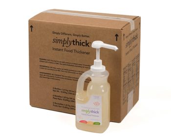 EA/1 SIMPLY THICK EASY MIX LIQUID THICKENER 2L BOTTLE W/ PUMP - NECTAR, HONEY, PUDDING CONSISTENCY