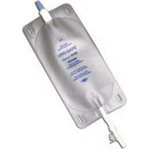 EA/1 URO-SAFE DISPOSABLE VINYL LEG BAG WITH THUMB CLAMP, SIZE 18 OZ (MEDIUM)